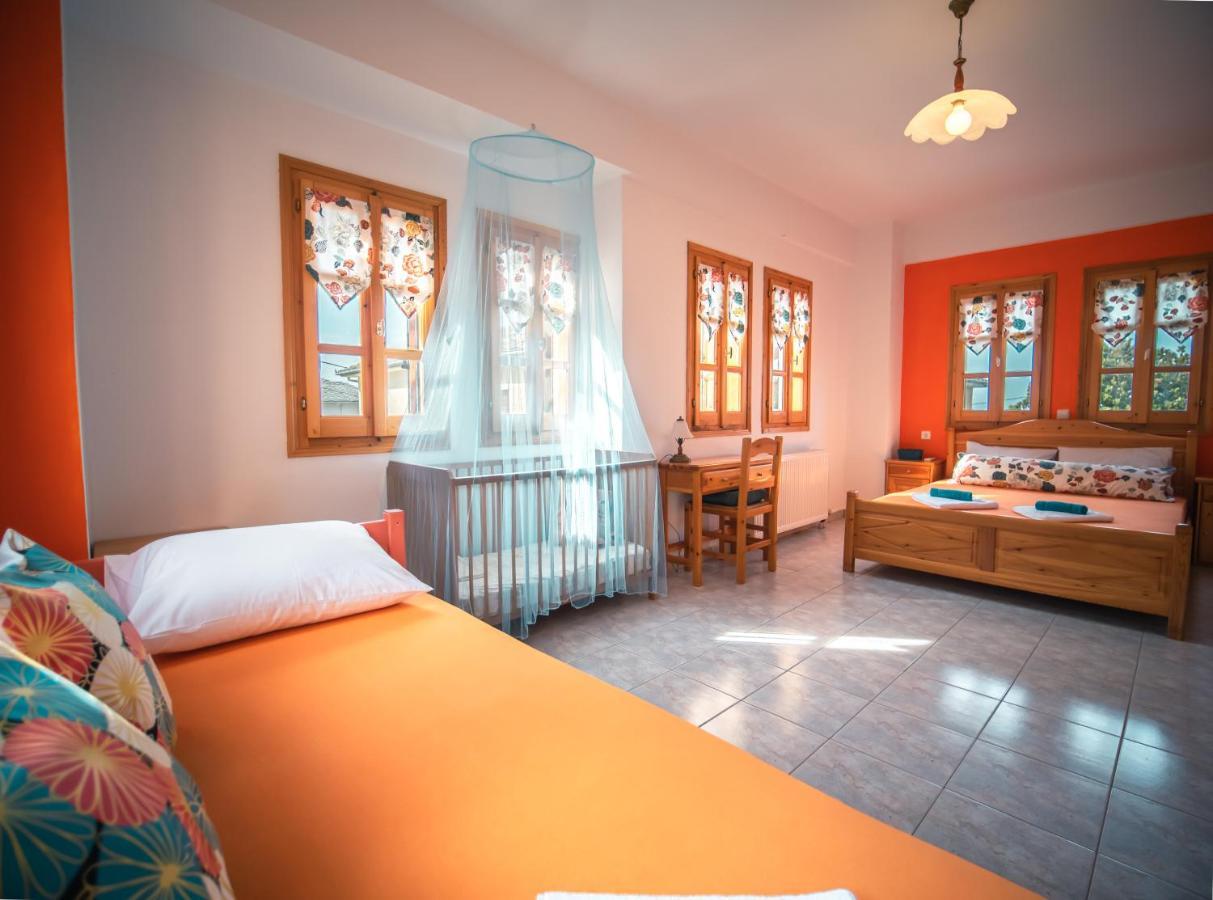 Orange House For Big Families In Damouchari - Delicious Houses Exterior foto